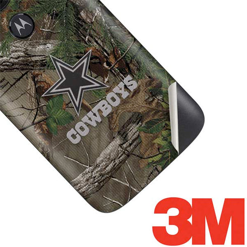 NFL Dallas Cowboys Realtree Xtra Green Camo Moto E5 Play Skin